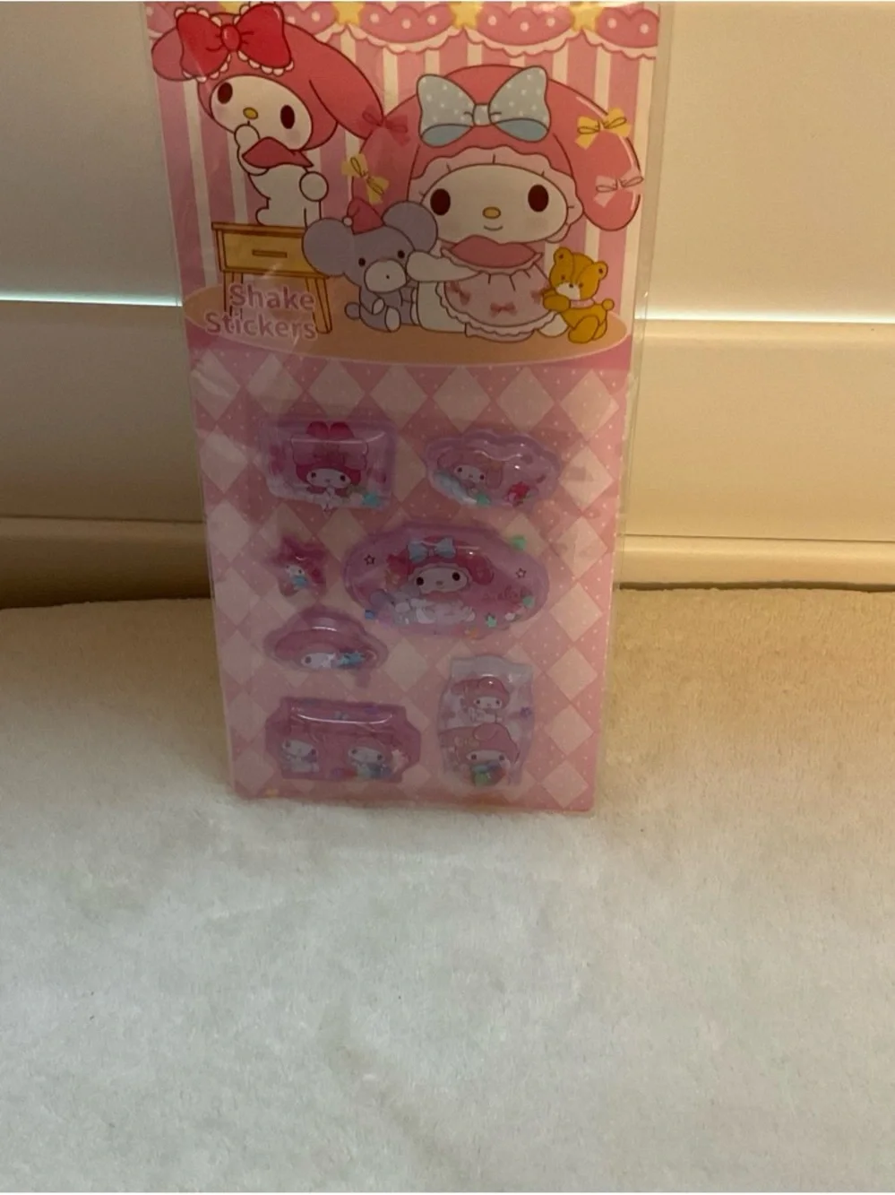Sanrio My Melody Pink Shake Stickers Pack
